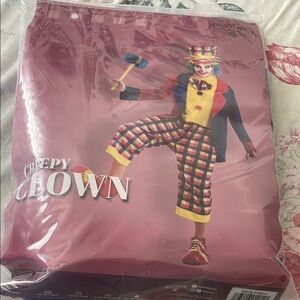 Hauntlook Creepy Clown Halloween Costume NWT Size  medium